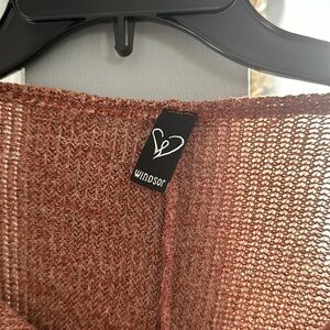 Light long sleeve sweater to wear over a tank or camisole